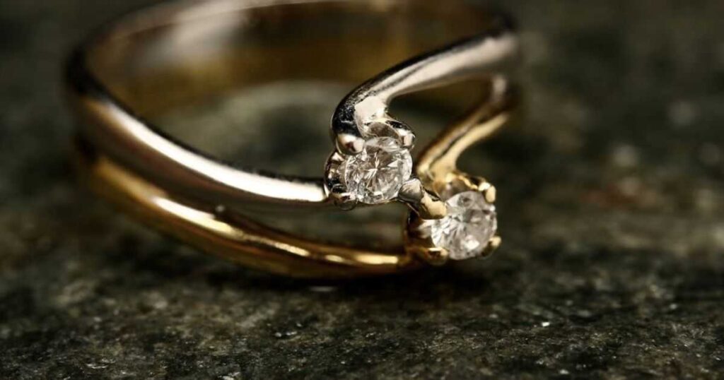 14K Gold Ring Worth with Diamonds