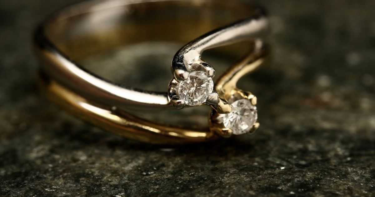 Home 5 14K Gold Ring Worth with Diamonds