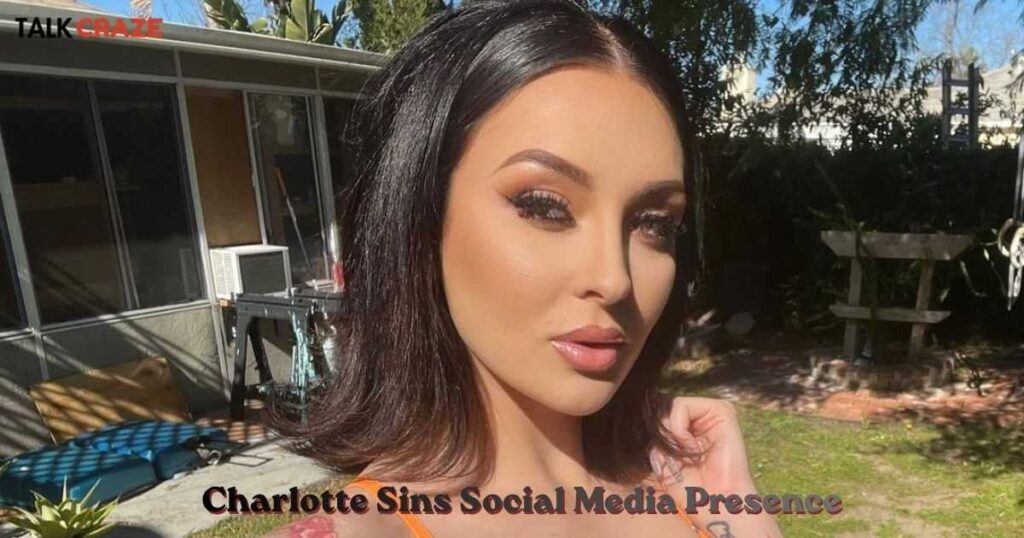 Charlotte Sins Social Media Presence