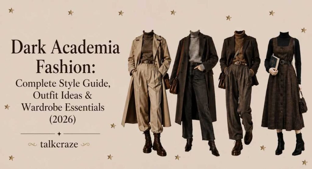 Dark Academia Fashion: Complete Style Guide, Outfit Ideas & Wardrobe Essentials (2026) 2 Dark Academia Fashion