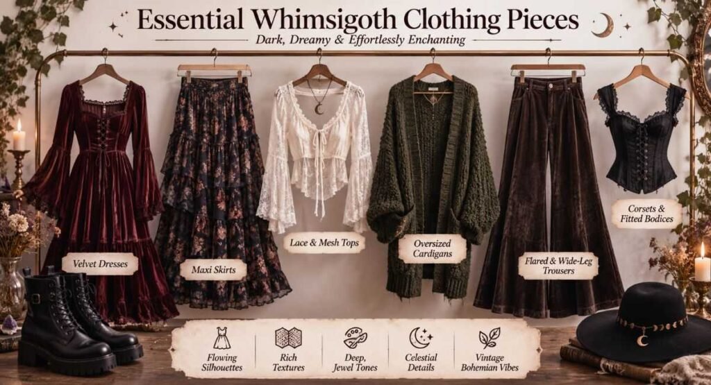 Whimsigoth Clothing: How to Master the Dark, Magical Style 4 Essential Whimsigoth Clothing Pieces