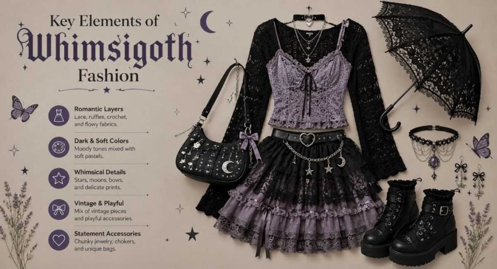 Whimsigoth Clothing: How to Master the Dark, Magical Style 3 Key Elements of Whimsigoth Fashion