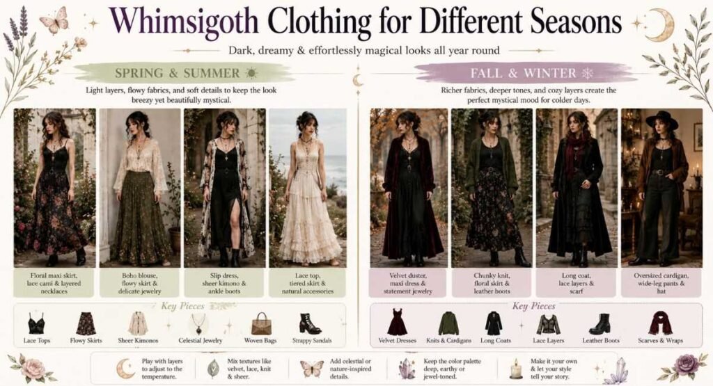 Whimsigoth Clothing: How to Master the Dark, Magical Style 6 Whimsigoth Clothing for Different Seasons